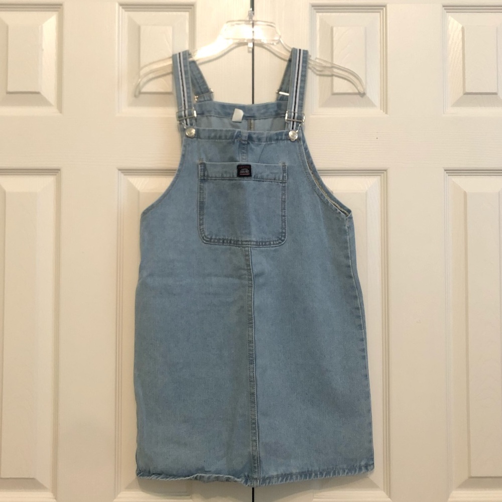 Vintage Denim Overall Dress